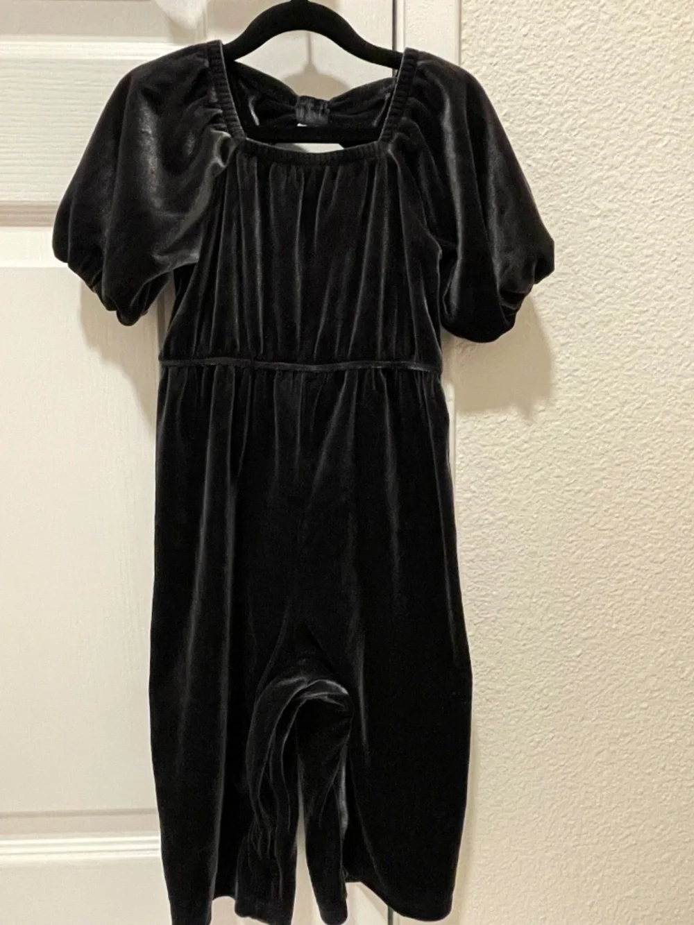 Old Navy gray Velvet Jumpsuit Romper